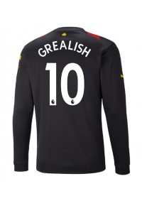 Fotbalové Dres Manchester City Jack Grealish #10 Venkovní Oblečení 2022-23 Dlouhý Rukáv